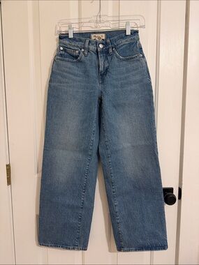 Madewell Perfect Vintage Wide-Leg Jeans in Medium Blue